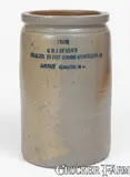 P. Herrmann, Rare LOCUST GROVE, MD Eastern Shore Advertising Jar Marked P. HERRMANN / BALTO., circa 1875, Stoneware