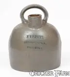 Cathedral St, Scarce M. & J. DUFFY / 164 CATHEDRAL ST. / BALTIMORE Stoneware Liquor Jug, circa 1875, Stoneware