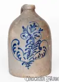 S. D. Kellogg, S.D. KELLOGG / WHATELY, Massachusetts Stoneware Jug, c1851-53, c1851-53, Stoneware
