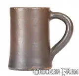 D Ack, Rare "D Ack / Mooresburg, PA" Albany-Slip-Glazed Stoneware Mug, circa 1880, Stoneware