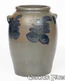 R. Butt, Scarce R BUTT / W (Richard Butt, Washington, D.C.) Stoneware Jar, circa 1835, Stoneware