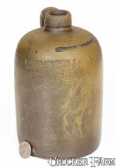Davidson & Miller, Rare KENNER, DAVIDSON & MILLER / STRASBURG, VA Stoneware Jug, circa 1880, Stoneware