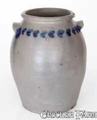 J. Swann, Rare J. SWANN / ALEXA Stoneware Jar (John Swann, Alexandria, Virginia), circa 1820, circa 1820, Stoneware