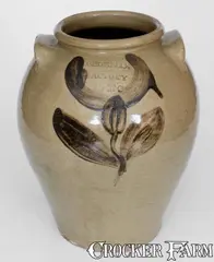 Phoenix Factory, Extremely Rare and Important PHOENIX FACTORY / ED : SC Stoneware Jar, Edgefield District, SC, c1840, c1840, Stoneware