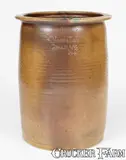 Wood & Loy, Rare WOOD & LOY / GRAHAM, NC Stoneware Jar, late 19th century, late 19th century, Stoneware
