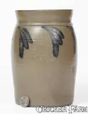 Hamilton & Pershing, Rare HAMILTON & PERSHING / JOHNSTOWN, PA Stoneware Jar, 1852-55, 1852-55, Stoneware