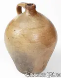 Whately Mass, Extremely Rare "Whately Mass / M. Crafts / C. Crafts" Stoneware Jug, circa 1825, circa 1825, Stoneware