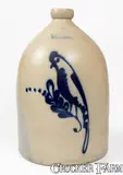 F. B. Norton & Co, F. B. NORTON & CO. / WORCESTER, MASS. 4 Gal. Stoneware Parrot Jug