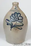 F. Stetzenmeyer & G. Goetzman, F. STETZENMEYER & G. GOETZMAN / ROCHESTER, N.Y. Two-Gallon Stoneware Jug, 1853-60, 1853-60, Stoneware