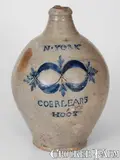 Coerlears Hook, Very Rare Thomas Commeraw COERLEARS HOOK / N. YORK Stoneware Jug, late 18th century, late 18th century, Stoneware