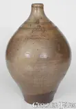 Charlestown, CHARLESTOWN / Boston, Mass. Stoneware Jug w/ Impressed Eagle and Cannon, early 19th century, Stoneware