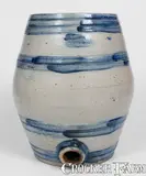 A. E. Smith, Scarce A. E. SMITH / NORWALK, Connecticut Stoneware Keg, circa 1840, Stoneware