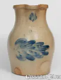 2 Gal. COWDEN & WILCOX / HARRISBURG, PA Stoneware Pitcher by Cowden & Wilcox, circa 1865, Stoneware, sold Nov 2023