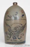 R. T. Williams, 3 Gal. R. T. WILLIAMS / NEW GENEVA, PA Stoneware Eagle Jug