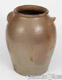 J. Swann, Scarce J. SWANN / ALEXA (John Swann, Alexandria, VA) Stoneware Jar, c1820, c1820, Stoneware