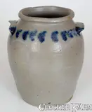 J. Swann, Very Rare J. SWANN / ALEXA (Alexandria, Virginia) Cobalt-Decorated Stoneware Jar, c1820, c1820, Stoneware