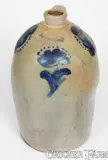 John Bell, 2 Gal. JOHN BELL / WAYNESBORO Stoneware Jug w/ Floral Decoration, circa 1850-1880, Stoneware