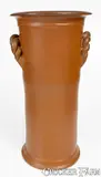 John Bell, Rope-Handled JOHN BELL / WAYNESBORO Redware Umbrella Stand, circa 1850-1880, Redware
