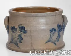William Linton's Pottery, Extremely Rare WILLIAM LINTON'S / POTTERY AND SALESROOM / BALTIMORE, MD Stoneware Filter, circa 1860, Stoneware