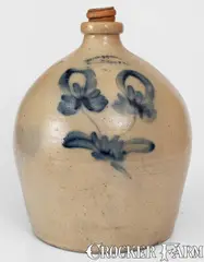 Lehman & Riedinger, LEHMAN & RIEDINGER / POUGHKEEPSIE N Y Two-Gallon Stoneware Jug, c1845, c1845, Stoneware