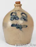 Lehman & Riedinger, LEHMAN & RIEDINGER / POUGHKEEPSIE N Y Two-Gallon Stoneware Jug, c1845, c1845, Stoneware