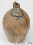 G. G. Williams & Co., Very Rare G. G. WILLIAMS & CO. / LYONS, New York Stoneware Jug, circa 1822-1835, Stoneware