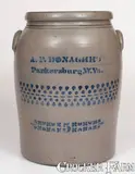 A.P. Donaghho, Rare Five-Gallon A.P. DONAGHHO / Parkersburg, W.Va. Jar w/ "OK" Stamp