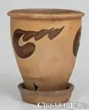 S. Bell & Son, S. BELL & SON. / STRASBURG, Virginia Redware Flowerpot