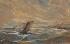 Theodore Zimmerman, Off The Coast, Pastel