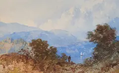 Edward M. Richardson, In The Lakes, 1854, Watercolour
