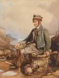 Henry Hetherington Emmerson, Portrait Of A Fisherman, Watercolour