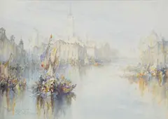 Frank Wasley, Venice, Watercolour