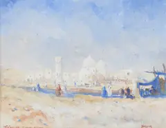 Theodore Zimmerman, Desook, Watercolour
