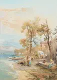 Thomas Miles Richardson, Isola Madre, Maggiore, 1886, Watercolour