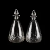 René Lalique (French, 1860-1945), 'Haarlem', A Pair Of Decanters And Stoppers by René Lalique, glass, sold Sep 2024