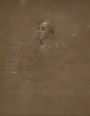 John Linnell, Portrait Of William Russell (Possibly Lord William Russell 1767-1840), Pencil and coloured chalks