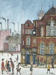 Allen Tortice, Street Scene, Derelict Library In Leeds
