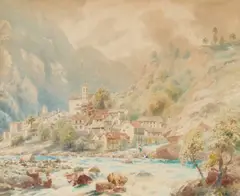 Henry B. Wimbush, Ferrera, Italy, Watercolour