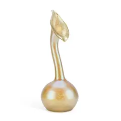 Loetz, An Art Nouveau Loetz Jack-In-The-Pulpit Glass Vase, glass