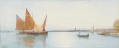 George Stanfield Walters, View Of Venice, Watercolour