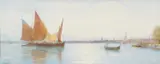 George Stanfield Walters, View Of Venice, Watercolour