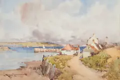 View Near St Ives by Charles Eyres Simmons, Watercolour, sold Jul 2024