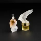 Two Lalique Scent Bottles by Lalique, glass, sold Jul 2024