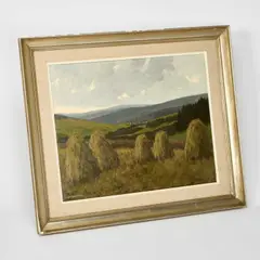 Malempre, Les Meules by Louis Van Bressem, sold Jul 2024