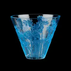 René Lalique, René Lalique (French, 1860-1945), A 'Bluets' Vase, Designed 1914, glass, stencilled R