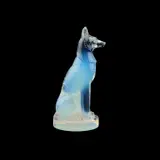 René Lalique (French, 1860-1945), A 'Chien' Cachet, Designed 1926 by René Lalique, glass, sold Jun 2024