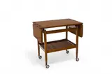 Mesa bar con extensiones, Madera de caoba, Madera de caoba