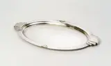 Bandeja Art Déco, Metal plateado 57.5 x 33 x 3 cm, Metal plateado 57.5 x 33 x 3 cm