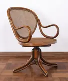 Silla giratoria, Madera de arce curvada., Madera de arce curvada.