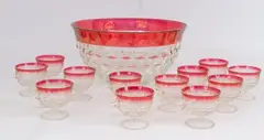 Artdeco by Ponchera con doce tazas, Vidrio, sold Nov 2019